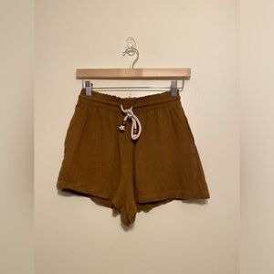 Zara High Waist Brown Shorts. Size XS